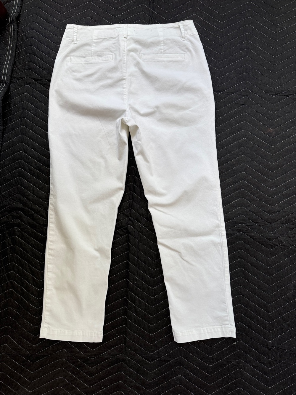LOFT White Chino Straight Pants - Picture 4 of 9